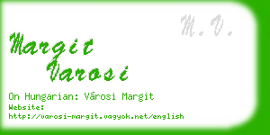 margit varosi business card