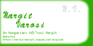 margit varosi business card